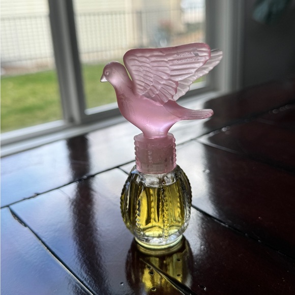 Vintage Delager Royal Dove Pink Bird Perfume Bottle - Picture 2 of 6